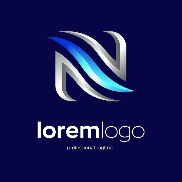 Logotipo de la letra N