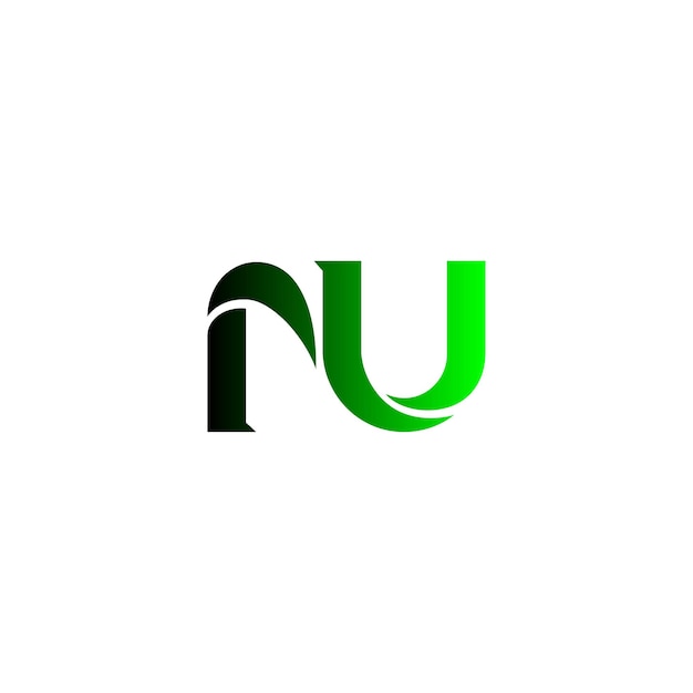 el logotipo de la letra nu