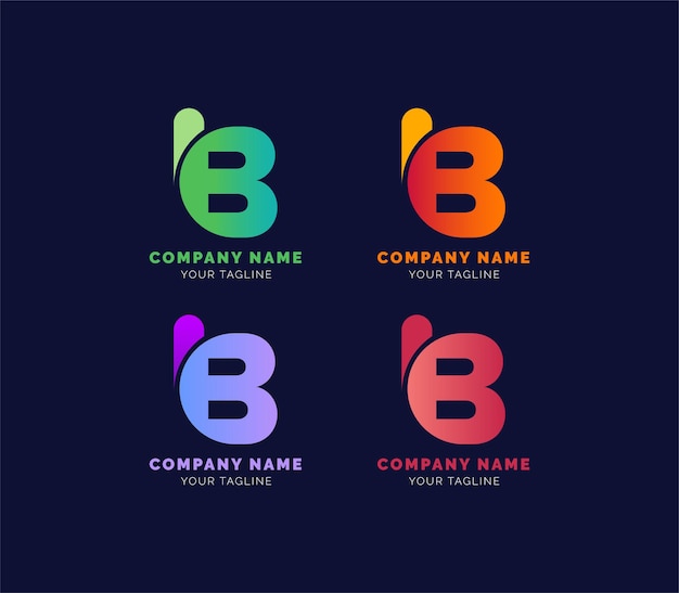 Logotipo de letra o logotipo corporativo o logotipo de bienes raíces