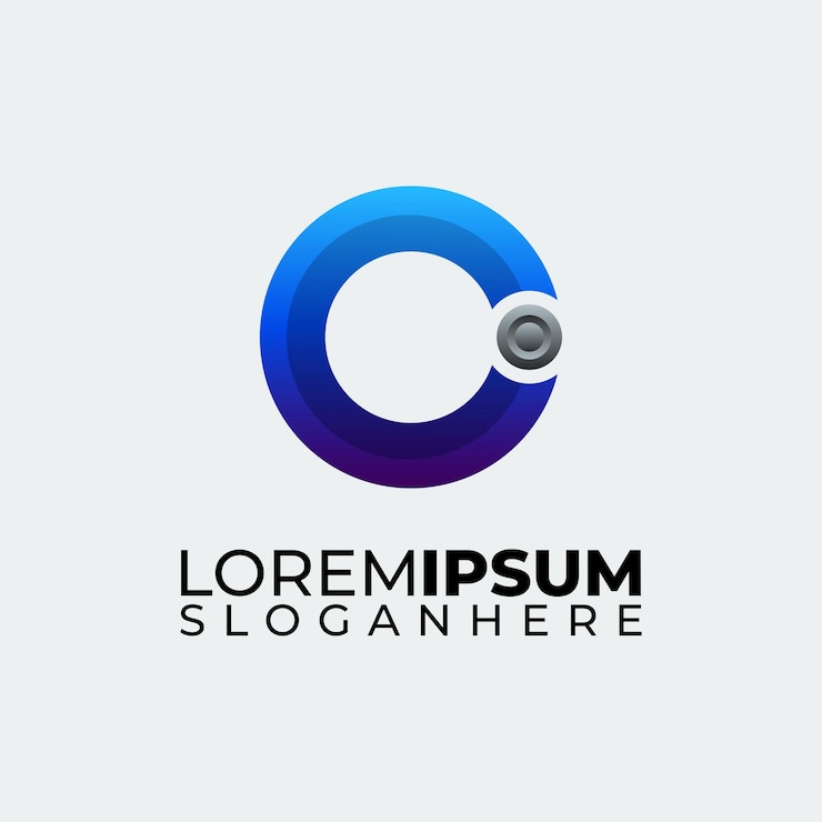 Vector logotipo de la letra o o c