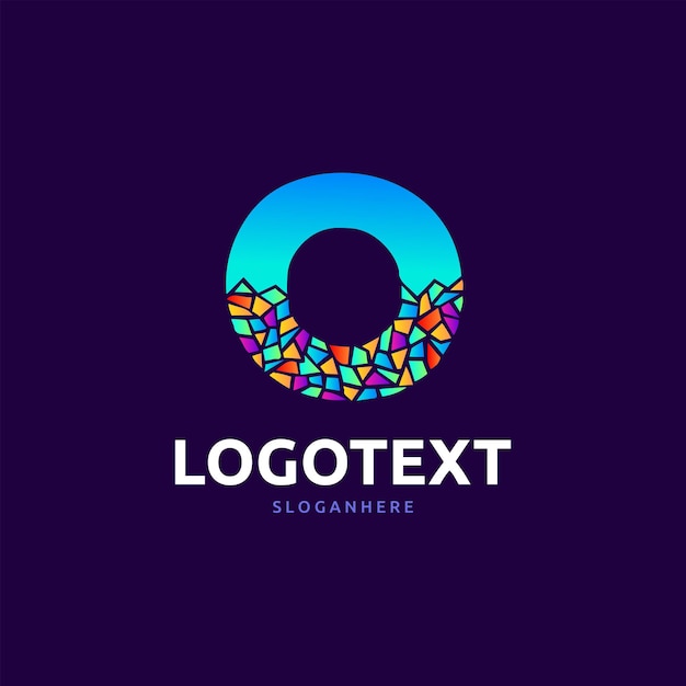 El logotipo de la letra O
