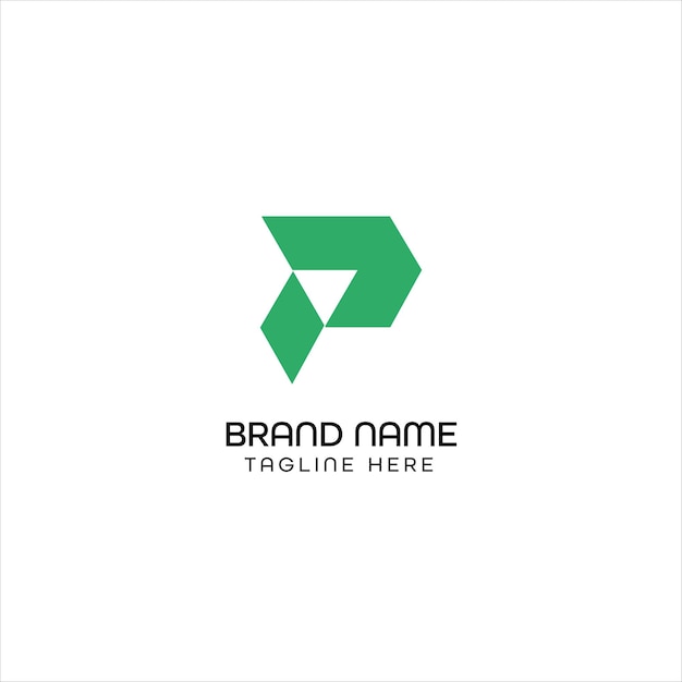 logotipo de la letra p