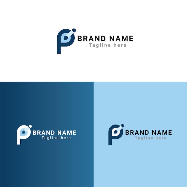 El logotipo de la letra P