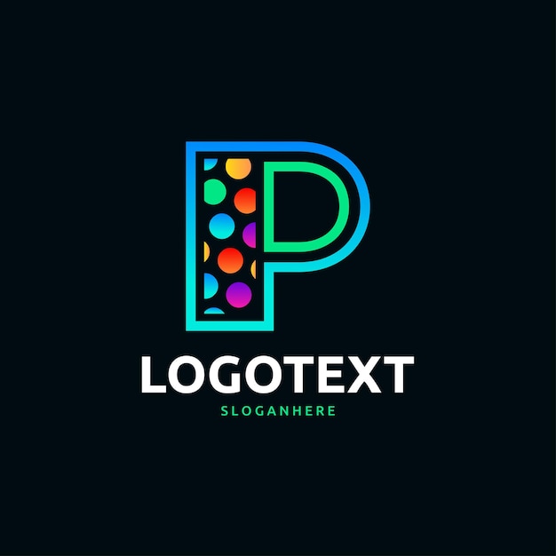 Logotipo de la letra p