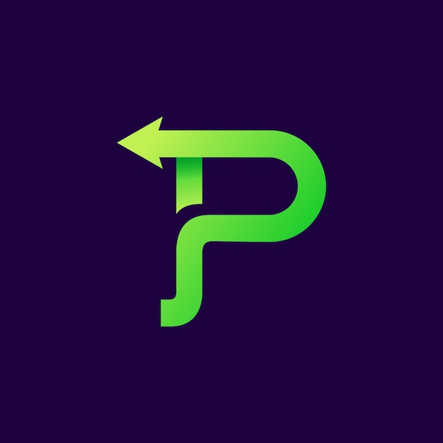 Logotipo de la letra P
