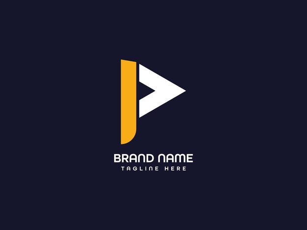 logotipo de la letra p