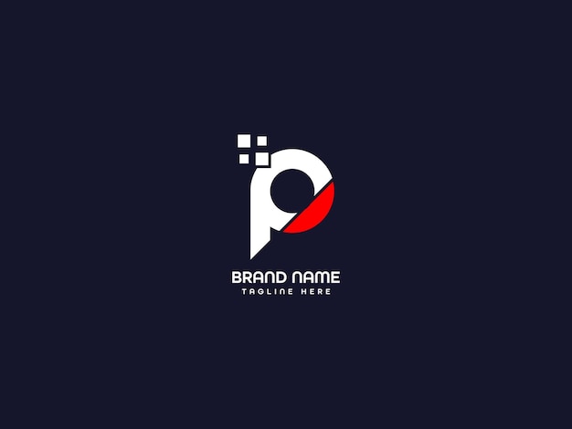 logotipo de la letra p