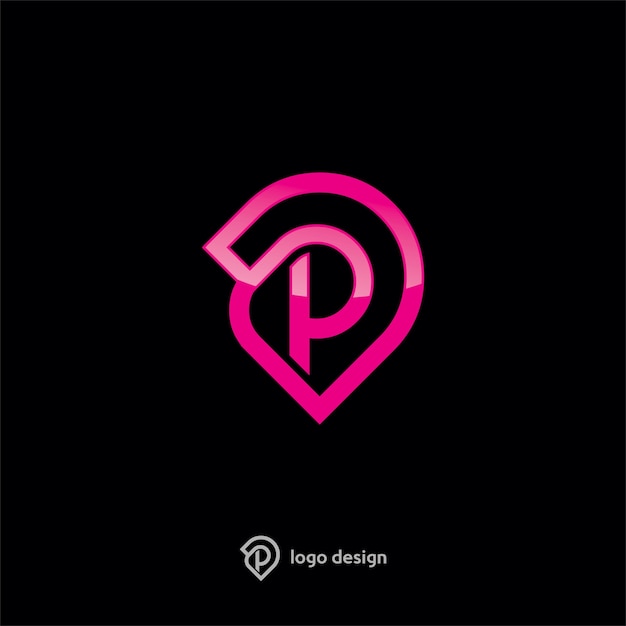 Logotipo de la letra p