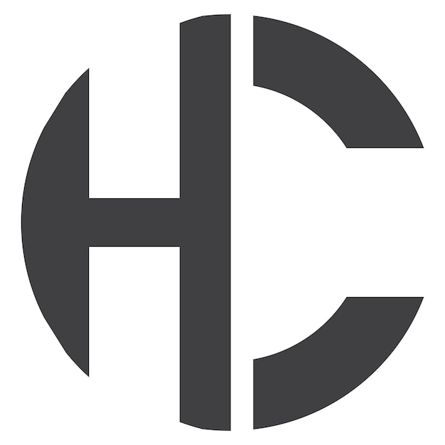 logotipo de la letra premium logotipo negro y fondo blanco vector vector e ilustración