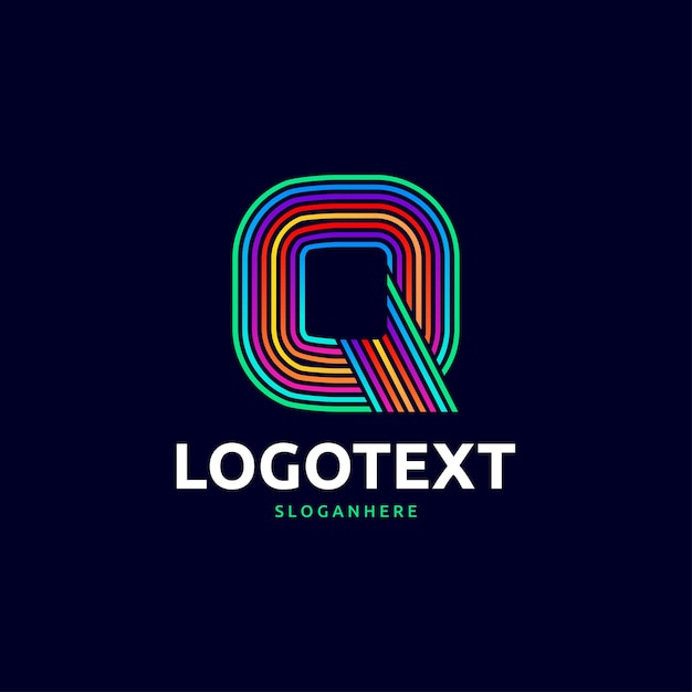 Logotipo de la letra Q