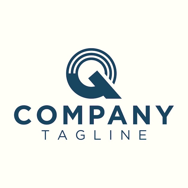 Logotipo de la letra Q