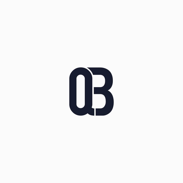 logotipo de la letra QB