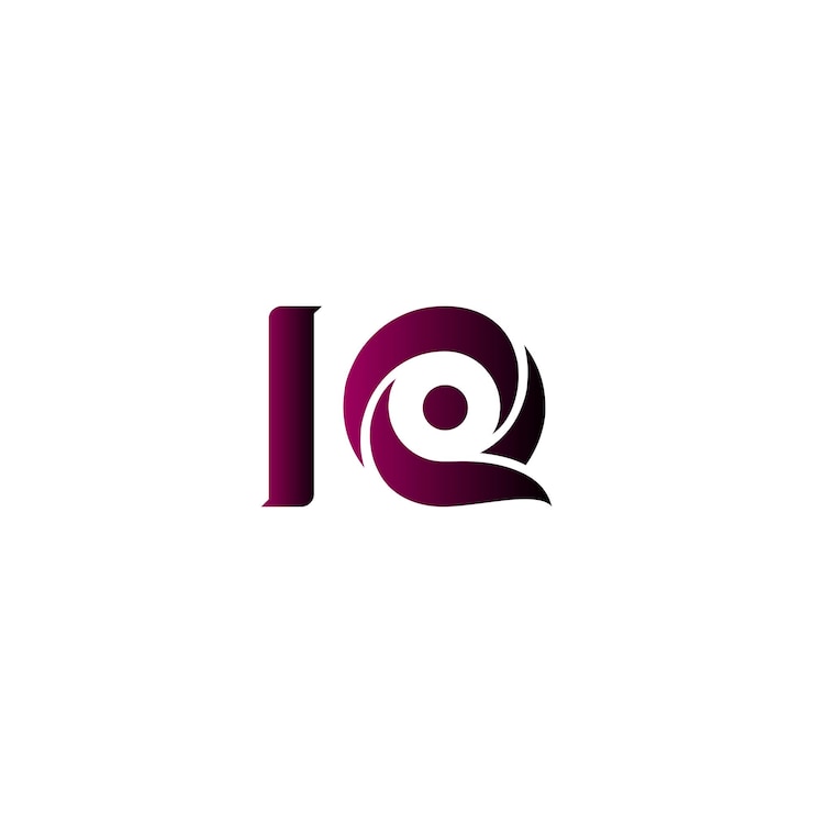 Vector el logotipo de la letra qi