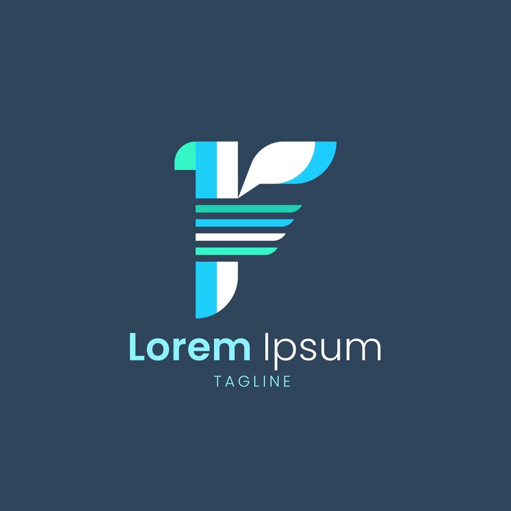 Logotipo de la letra R con alas