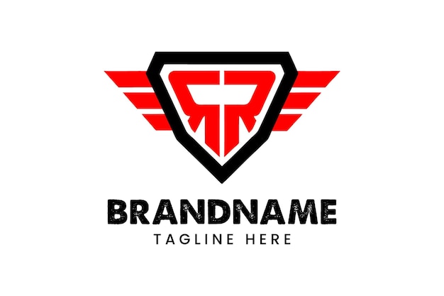 Logotipo de la letra R para la marca corporativa y la identidad empresarial