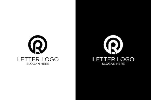 Logotipo letra r /r logotipo. vector premium