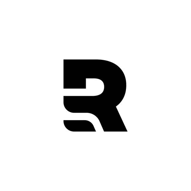 El logotipo de la letra R Wing