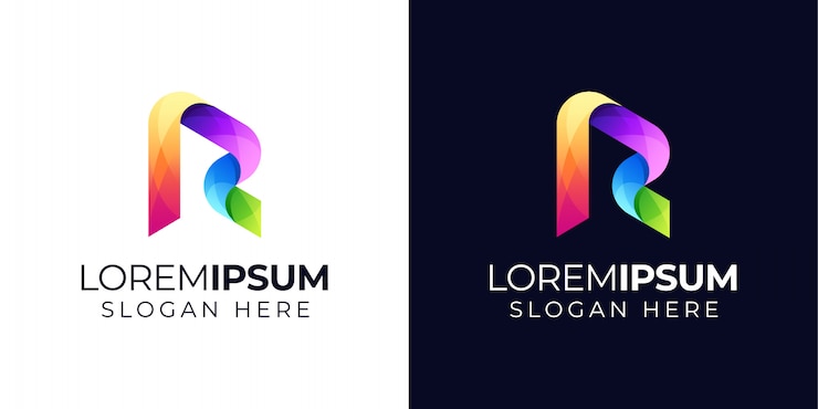 Vector logotipo de la letra r