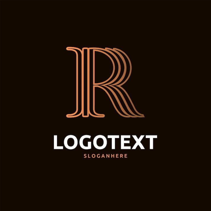 Vector logotipo de la letra r