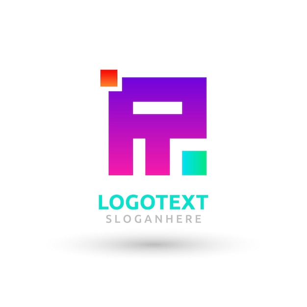 Vector logotipo de la letra r