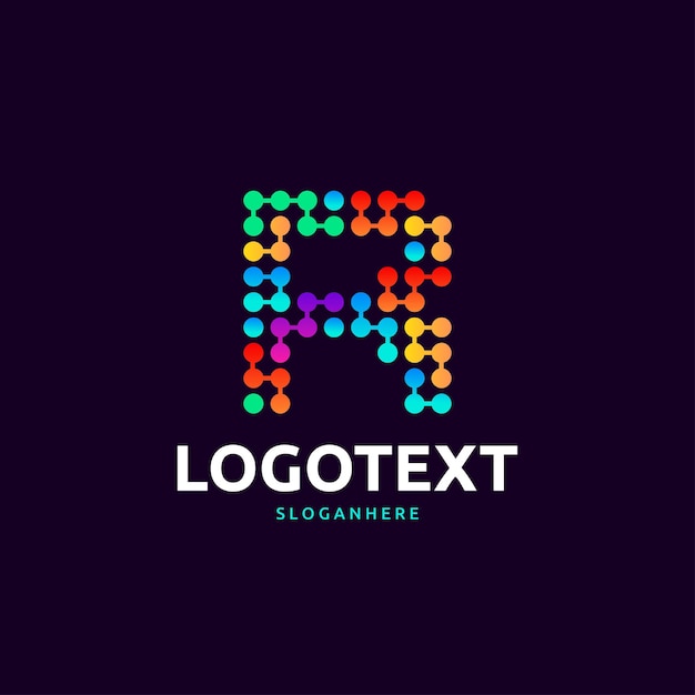 el logotipo de la letra r