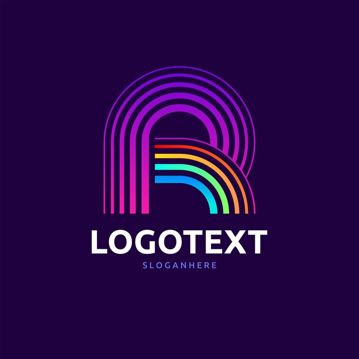 Vector logotipo de la letra r