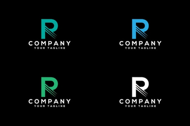El logotipo de la letra R