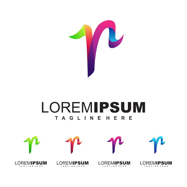 Logotipo de la letra R