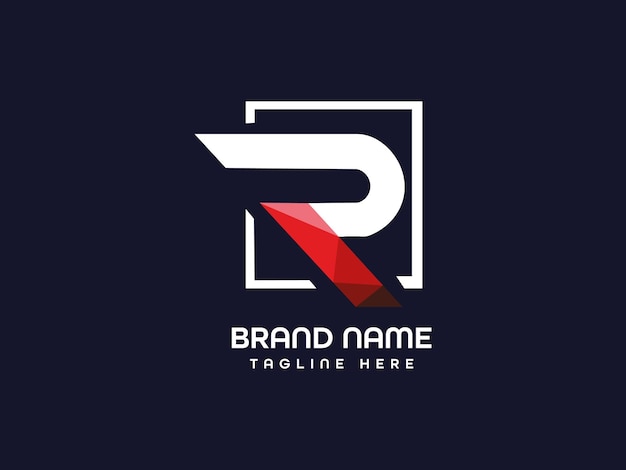 El logotipo de la letra r