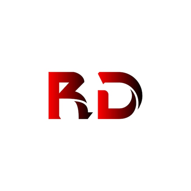 el logotipo de la letra rd