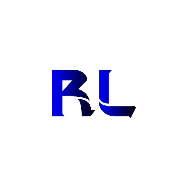 Vector el logotipo de la letra rl