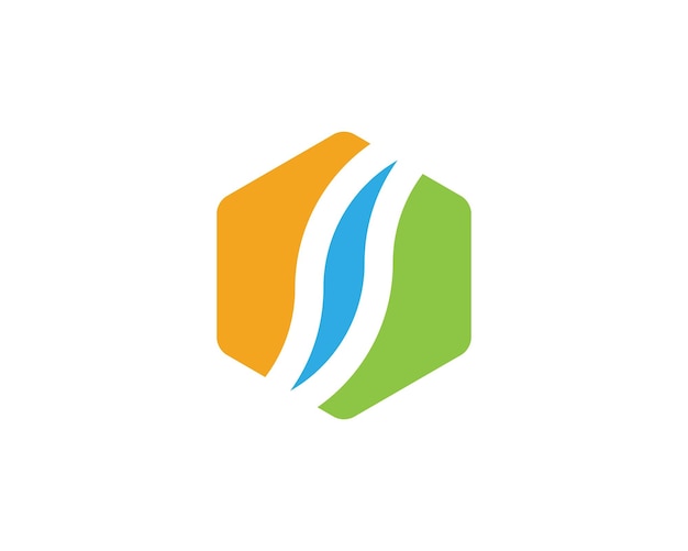 Logotipo de letra S corporativa de negocios