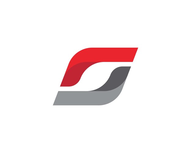 Logotipo de letra S corporativa de negocios