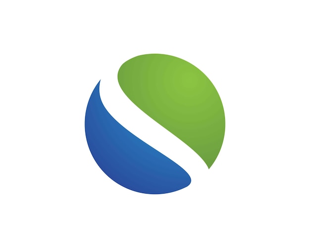 Logotipo de letra S corporativa de negocios