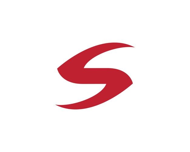 Logotipo de letra S corporativa de negocios