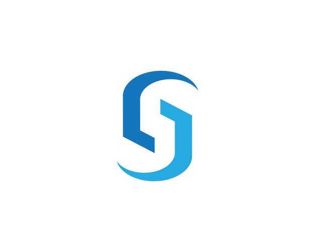 Logotipo de letra S corporativa de negocios