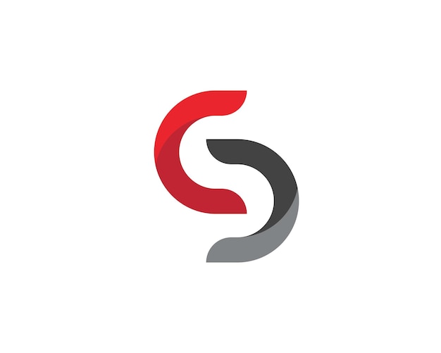 Logotipo de letra S corporativa de negocios