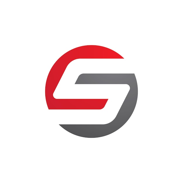 Logotipo de letra S corporativa de negocios