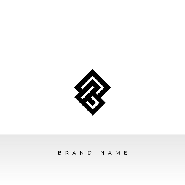 Logotipo de la letra S diseño único con un fondo blanco logotipo S