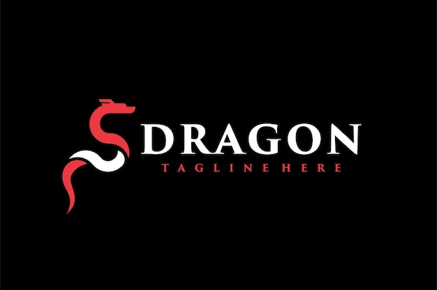 Logotipo de la letra S del dragón