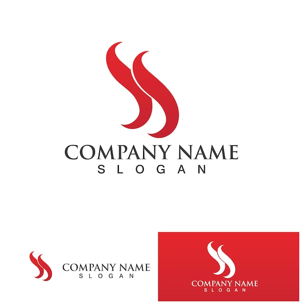 Logotipo de la letra S Empresa corporativa