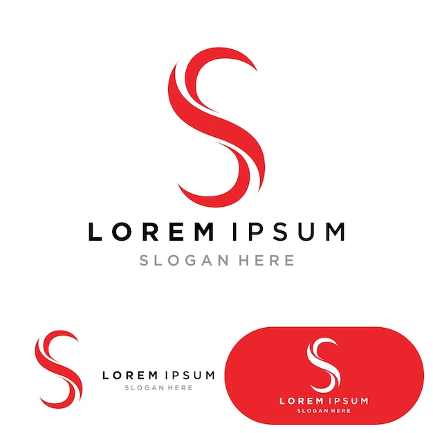 Logotipo de la letra S Empresa corporativa