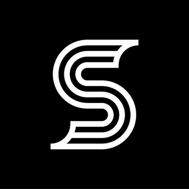 Logotipo de la letra S del esquema