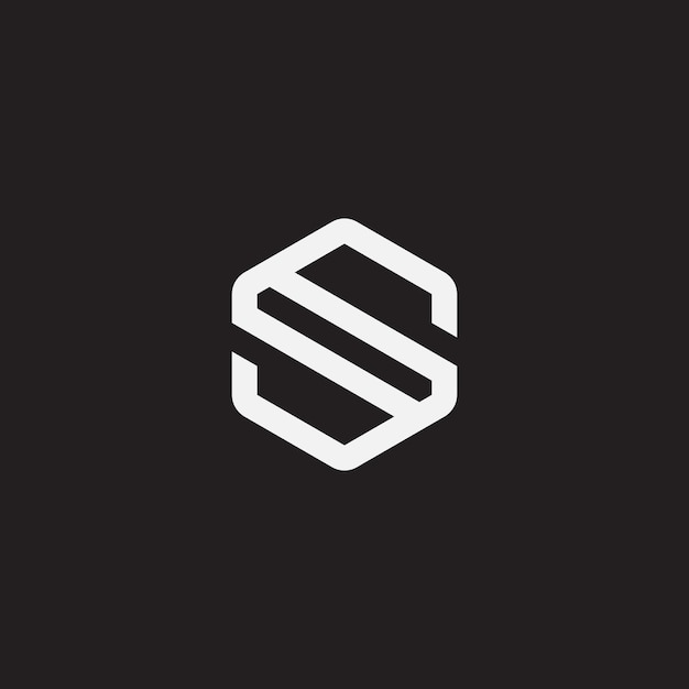 Logotipo de la letra S. símbolo S icono de vector de letra.