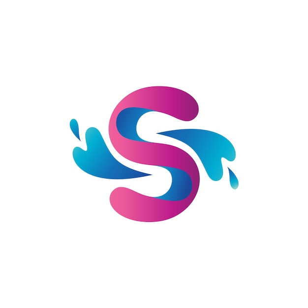 El logotipo de la letra s
