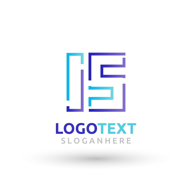 Vector logotipo de la letra s