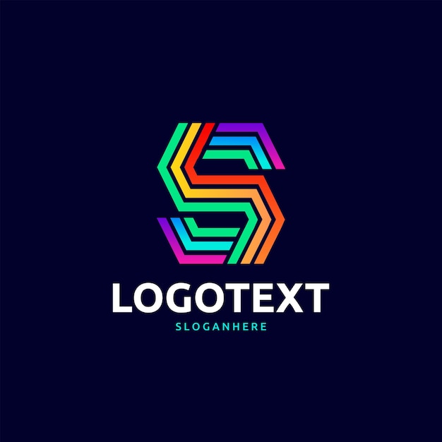 Vector logotipo de la letra s