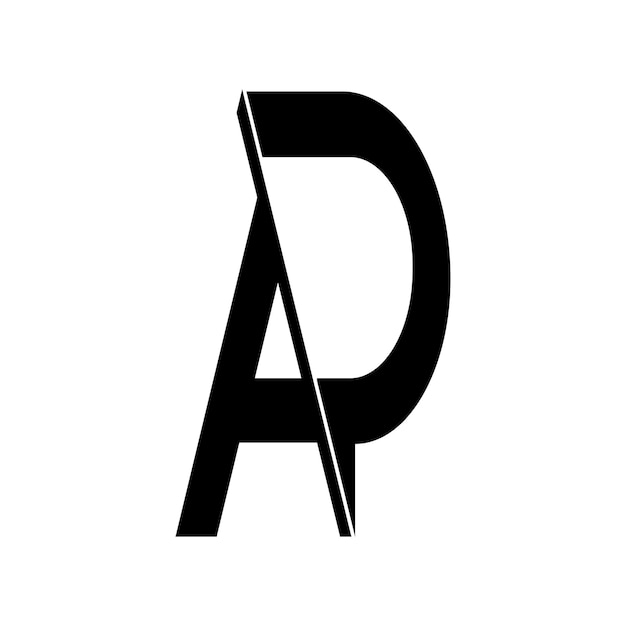 un logotipo de letra simple