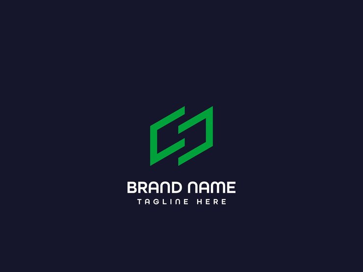 Vector logotipo de letra para su empresa e identidad comercial