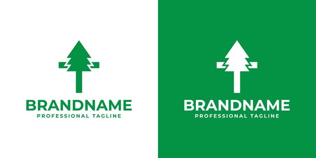 El logotipo de la letra T Tree es perfecto para organizaciones ambientales y marcas ecológicas